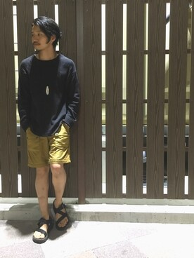 「Mt Rainier Designのアイテム」を使った、Matsuda Koichiさん（メンズ・168cm）の夏コーディネート