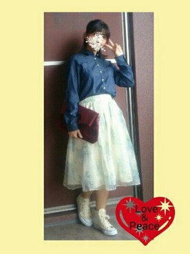 「ダズリン」｜「アイテム（その他）」を使った、こうめさん（レディース・155cm）の秋コーディネート