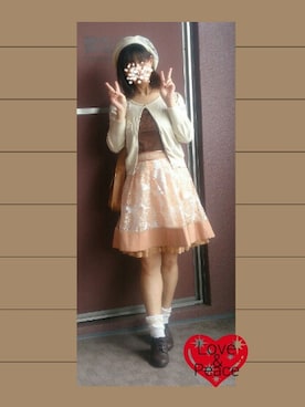 「スナイデル」｜「アイテム（その他）」を使った、こうめさん（レディース・155cm）の秋コーディネート