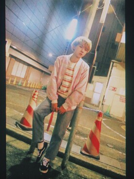 「ADER（アデル）のアイテム」を使った、オウキゼンさん（メンズ・175cm）の冬コーディネート