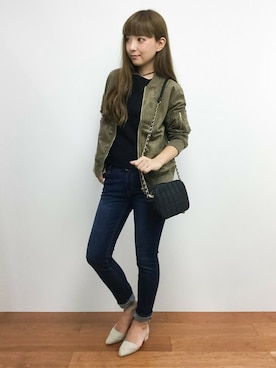 ayumi  sato さん（レディース・155cm）の秋コーディネート