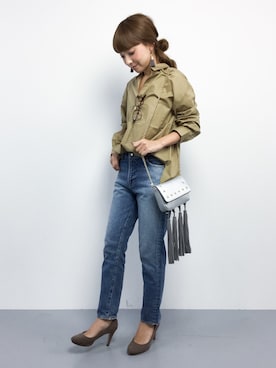 ayumi  sato さん（レディース・155cm）の秋コーディネート