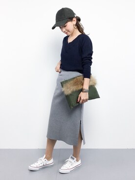 ayumi  sato さん（レディース・155cm）の秋コーディネート