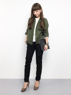 ayumi  sato さん（レディース・155cm）の秋コーディネート