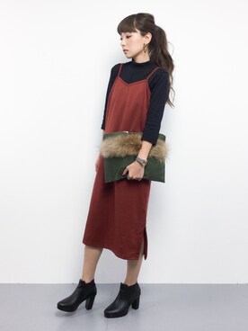 ayumi  sato さん（レディース・155cm）の秋コーディネート