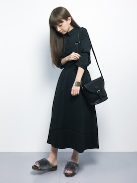 「SEVENDAYS=SUNDAY（セブンデイズサンデイ）のアイテム（ハンドバッグ）」を使った、ayumi  sato さん（レディース・155cm）の秋コーディネート
