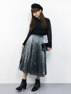 ayumi  sato さん（レディース・155cm）の秋コーディネート