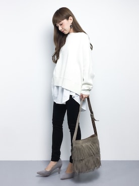 ayumi  sato さん（レディース・155cm）の秋コーディネート