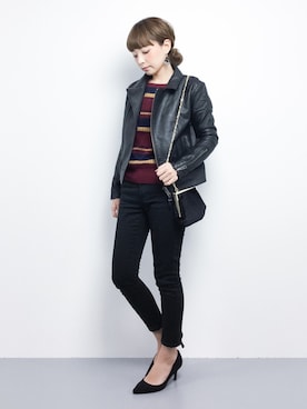 ayumi  sato さん（レディース・155cm）の秋コーディネート