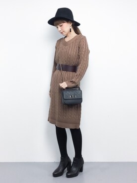 ayumi sato さん(レディース・155cm)の秋コーディネート