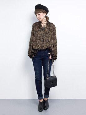 ayumi  sato さん（レディース・155cm）の秋コーディネート