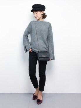 ayumi  sato さん（レディース・155cm）の秋コーディネート