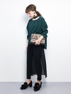 ayumi  sato さん（レディース・155cm）の秋コーディネート
