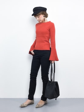 ayumi  sato さん（レディース・155cm）の秋コーディネート