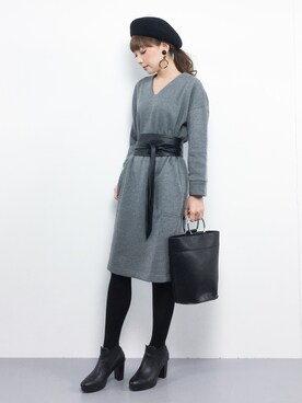 ayumi  sato さん（レディース・155cm）の秋コーディネート