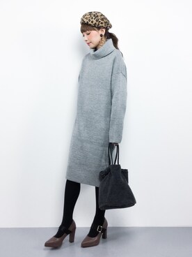 ayumi  sato さん（レディース・155cm）の冬コーディネート