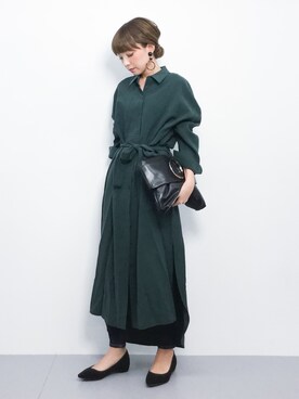 ayumi  sato さん（レディース・155cm）の冬コーディネート