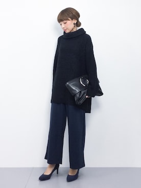 ayumi  sato さん（レディース・155cm）の冬コーディネート