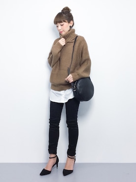 ayumi sato さん(レディース・155cm)の冬コーディネート