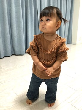 N☺︎chanさん（キッズ・80cm）の秋コーディネート