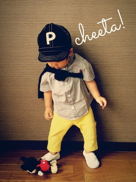 cheetaさん（キッズ・80cm）の秋コーディネート