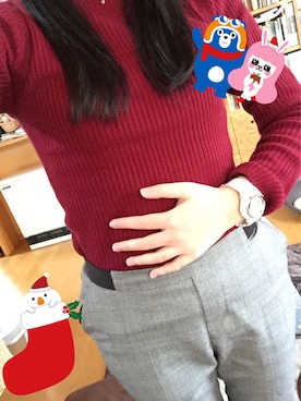 「にゃんこ」｜HARUさん（レディース・150cm）の冬コーディネート