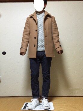 「JOURNAL STANDARD（ジャーナルスタンダード）のアイテム（その他アウター）」を使った、きー帽さん（メンズ・160cm）の冬コーディネート