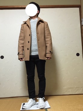 「JOURNAL STANDARD（ジャーナルスタンダード）のアイテム（その他アウター）」を使った、きー帽さん（メンズ・160cm）の冬コーディネート