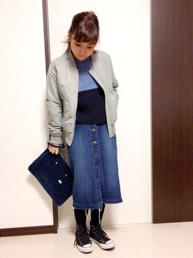 Taiyou（たいよう）さん（レディース・154cm）の冬コーディネート