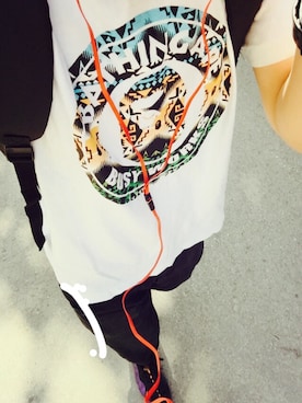 「5cm（ファイブシーエム）のアイテム（パンツ）」を使った、J别犯病了さん（メンズ・177cm）の秋コーディネート