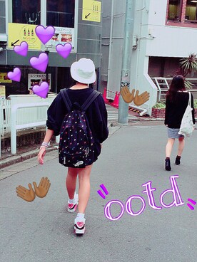 「原宿」｜Nachiさん（レディース・156cm）の秋コーディネート