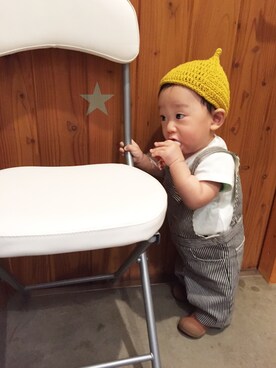 「サロペ部夏祭り♡」｜「アイテム（その他）」を使った、AOさん（キッズ・70cm）の夏コーディネート