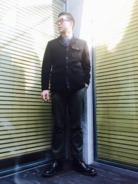 「アイテム（その他アウター）」を使った、Kinam Kimさん（メンズ・183cm・20代）の冬コーディネート