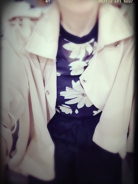 「アイテム（ジャケット/アウター）」を使った、だっくすさん（レディース・154cm）の春コーディネート