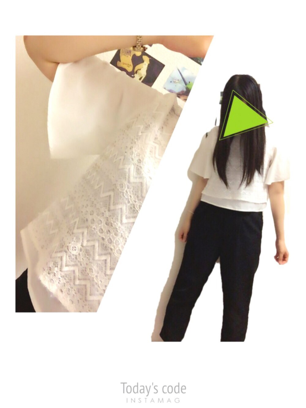 「ローリーズファーム(LOWRYS FARM)、シンプルコーデ、モノトーン、シフォントップス、映画、ズートピア」｜「LOWRYS FARMのアイテム（Tシャツ/カットソー、ホワイト系）」を使った、kannnnaさん（レディース・158cm）の夏コーディネートの1枚目の写真