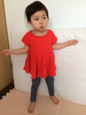 mahoさん(キッズ・90cm)の夏コーディネート