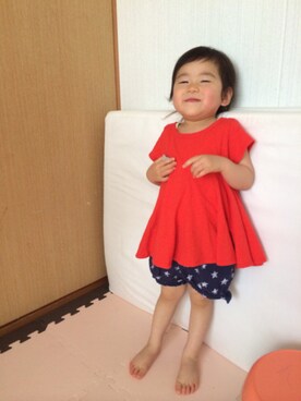 mahoさん(キッズ・90cm)の夏コーディネート