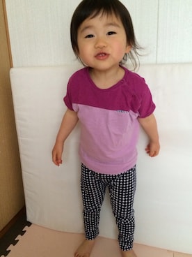 mahoさん（キッズ・90cm）の夏コーディネート