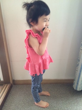 mahoさん（キッズ・90cm）の夏コーディネート