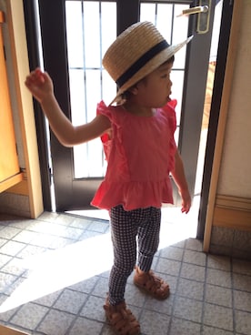 mahoさん（キッズ・90cm）の夏コーディネート