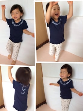 mahoさん（キッズ・90cm）の夏コーディネート