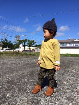 mahoさん(キッズ・90cm)の秋コーディネート