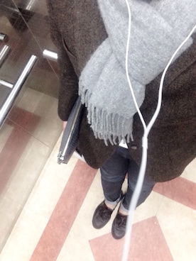 「アイテム（クラッチバッグ、その他）」を使った、o.jhoonさん（メンズ・174cm）の冬コーディネート