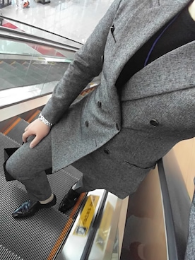 「Gc（ジーシー）のアイテム」を使った、o.jhoonさん（メンズ・174cm）の冬コーディネート