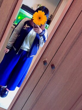 「Right-on（ライトオン）のアイテム（ブルゾン）」を使った、kanaeさん（レディース・158cm）の春コーディネート