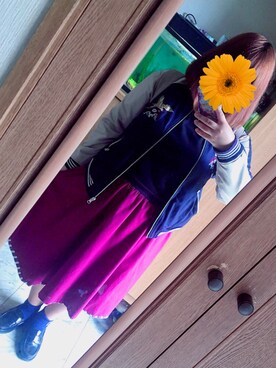 「Right-on（ライトオン）のアイテム（ブルゾン）」を使った、kanaeさん（レディース・158cm）の秋コーディネート