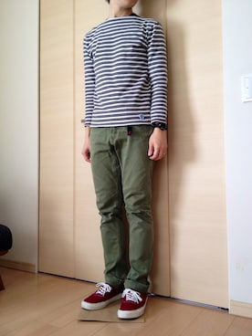 「アウトドアミックス」｜ROCKON！さん（メンズ・171cm）の春コーディネート