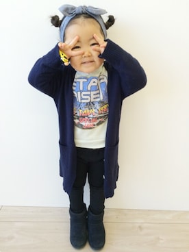 「jouetie（ジュエティ）のアイテム」を使った、nononnn”さん（キッズ・90cm）の冬コーディネート