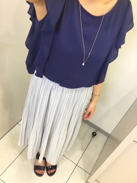 「EBELE MOTION（エベルモーション）のアイテム」を使った、MIMさん（レディース・159cm）の秋コーディネート