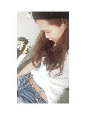 「ADAM ET ROPE'（アダムエロペ）のアイテム（ハンチング/ベレー帽）」を使った、a.さん（レディース・156cm）の秋コーディネート